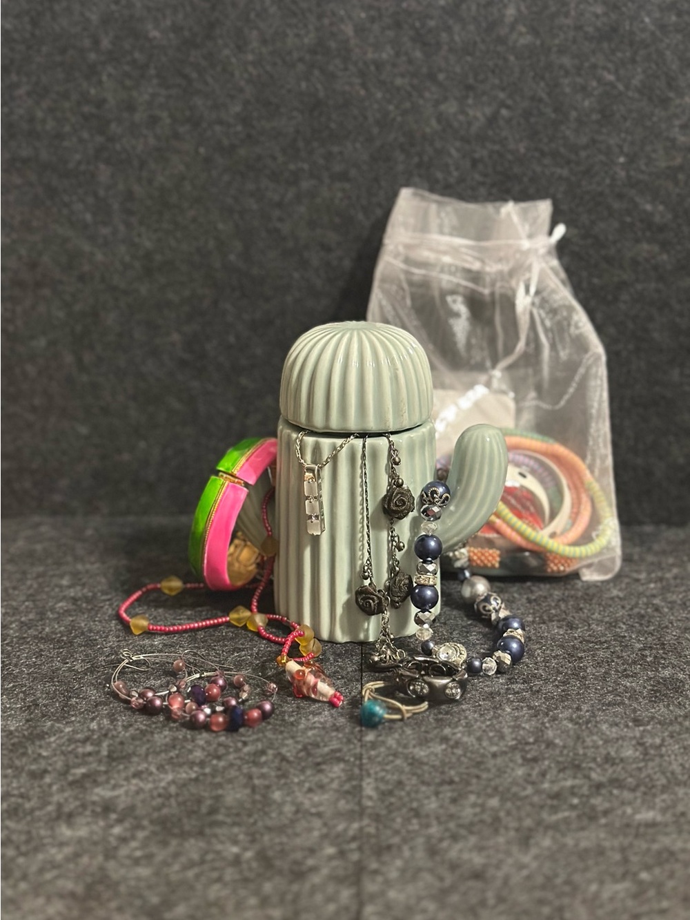 Mystery Jewelry Jar (Cactus)
